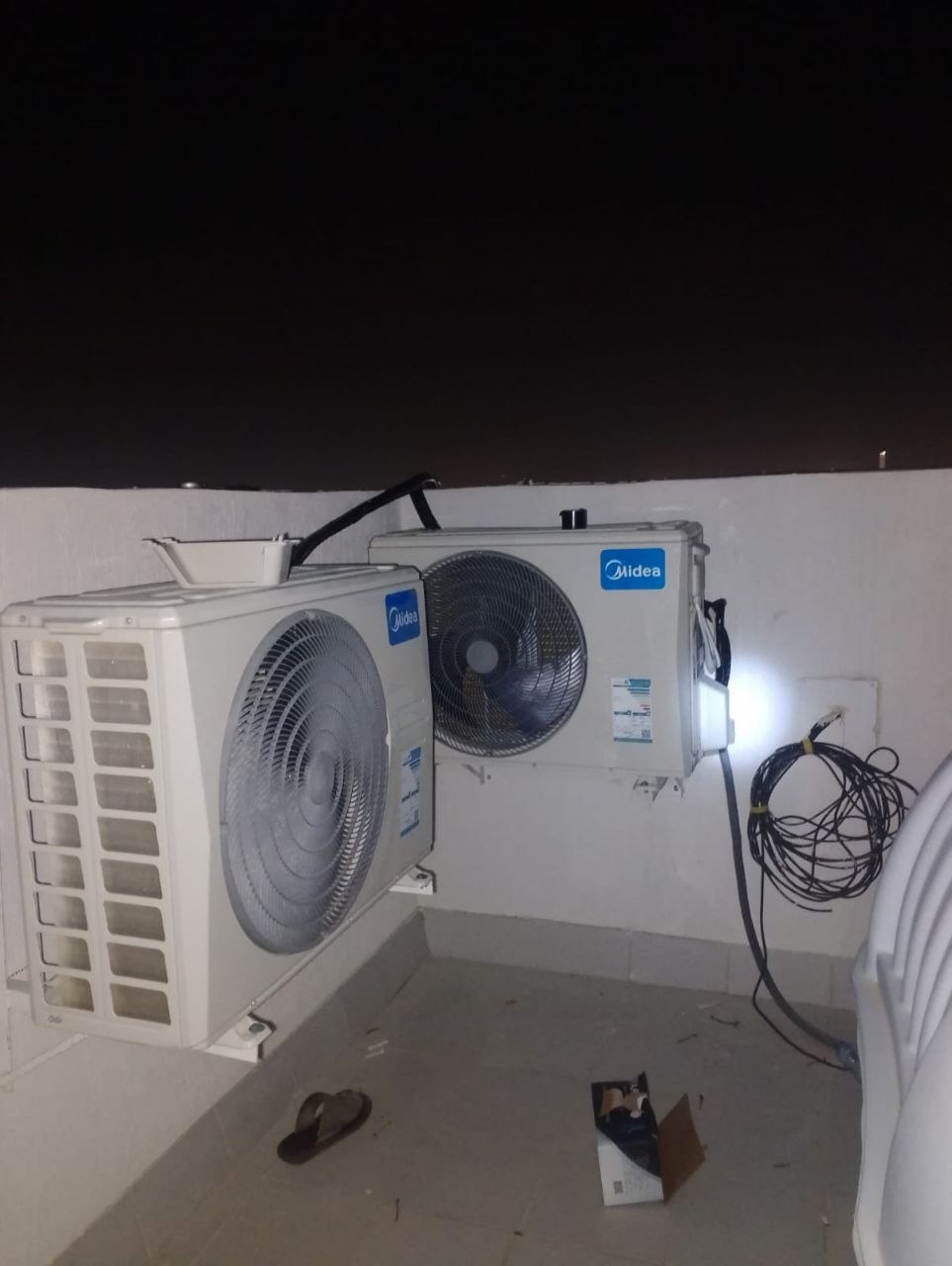 تثبيت مكثف التكييف بالواجهة الخارجية - الطائف